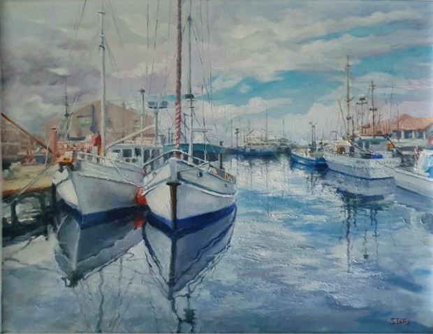 Hobart harbor by Tatyana Soboleva